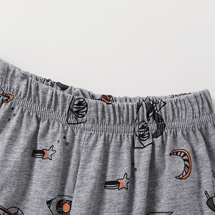 Children's short sleeved boys' casual cartoon two-piece set