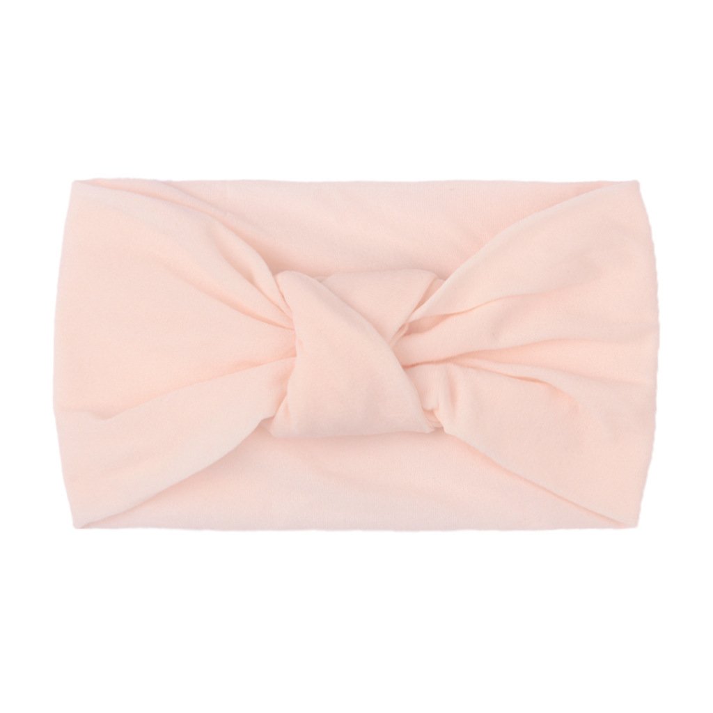 Children's Headwear Baby Solid Nylon Brimmed Hair Band Baby