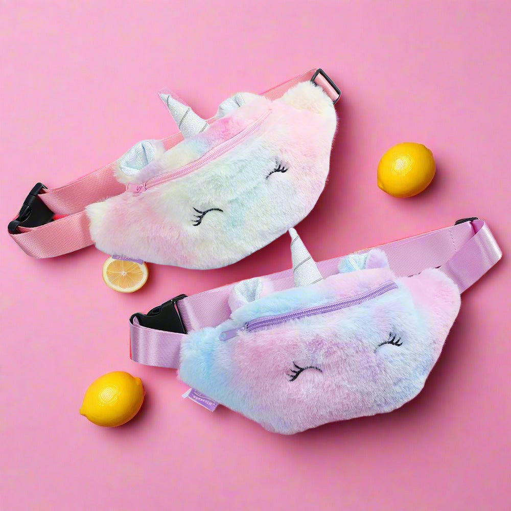 Children's Unicorn  Plush Purse Student Cute Chest Bag
