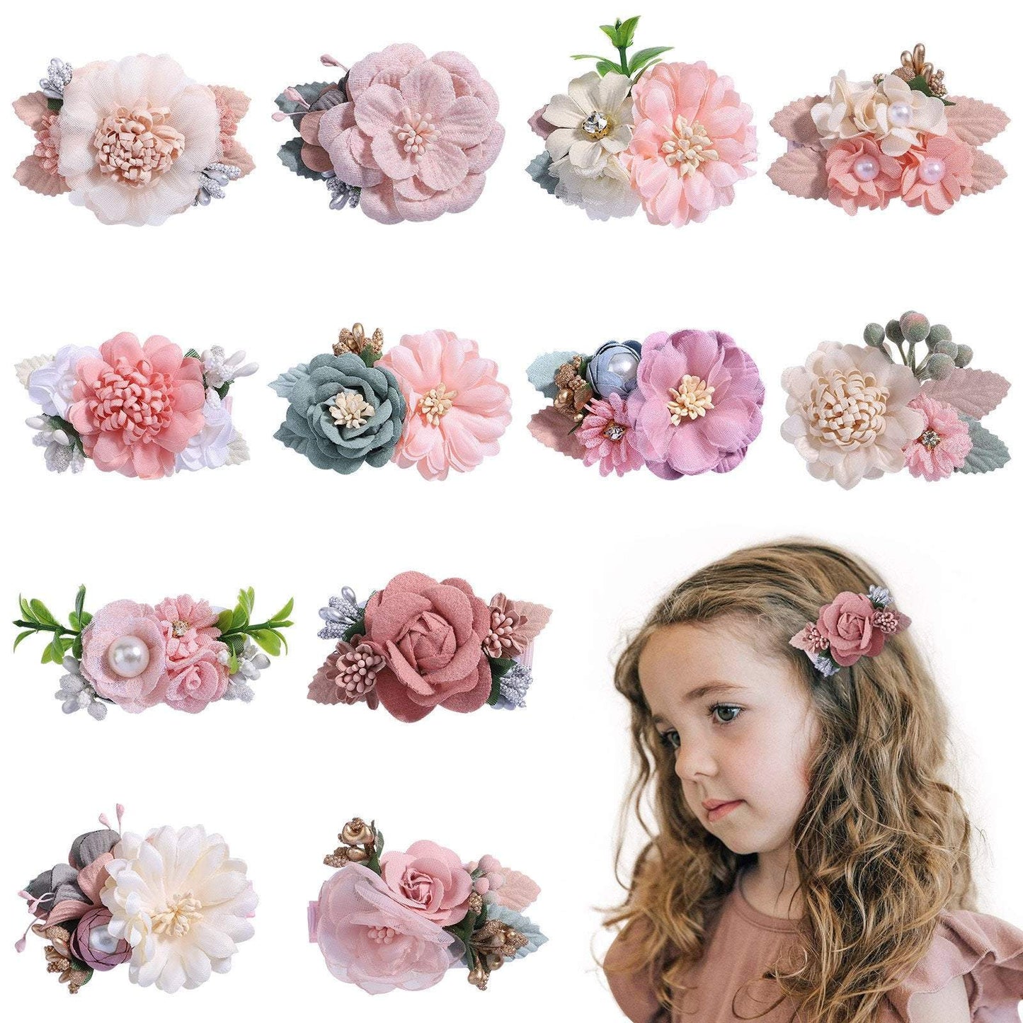 Children's Imitation Flower Hairpin