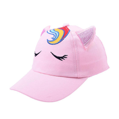 Children's Hat Fashion Cartoon Unicorn Baseball Cap