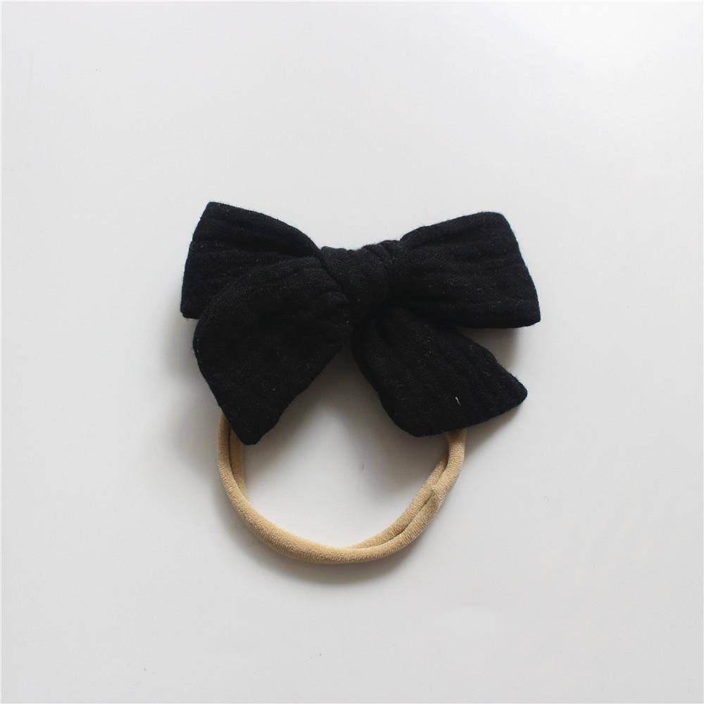Baby Cotton Gauze Bow Hair Band Children's Hair Accessories