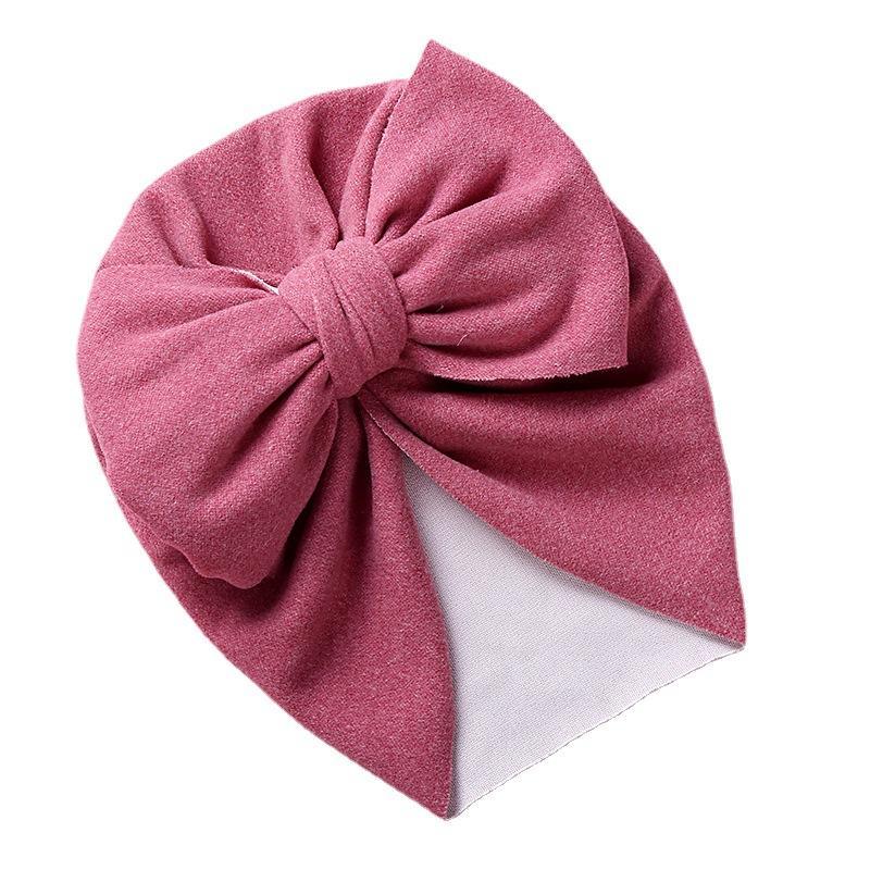 Children's Double Bow Cashmere Hat