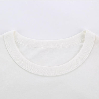 Sweat absorbing and breathable small and medium-sized children's cotton cartoon T-shirt