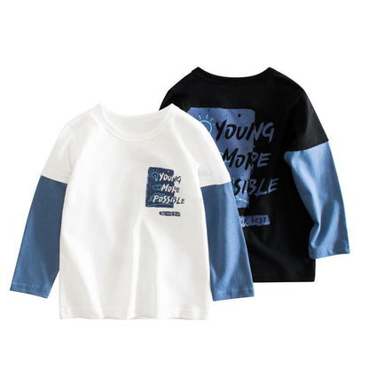 Children's Backing Shirt Long Sleeve Tee