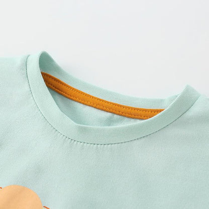 Boys' cartoon cotton short sleeve round neck T-shirt boys' T-shirt
