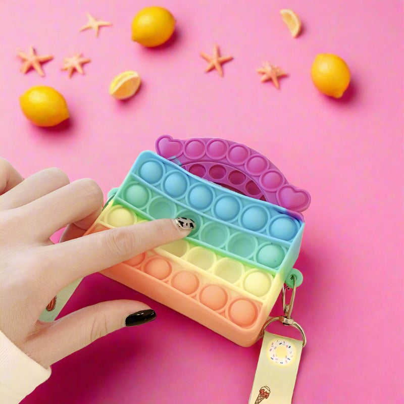 Silicone Handbag Coin Purse Decompression Toy