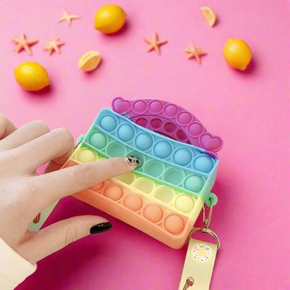 Silicone Handbag Coin Purse Decompression Toy