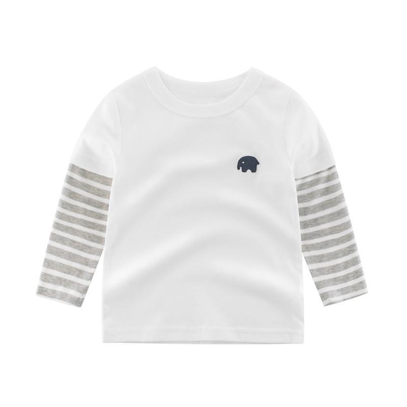 Children's Long Sleeve T-Shirt Cotton Backing Shirt