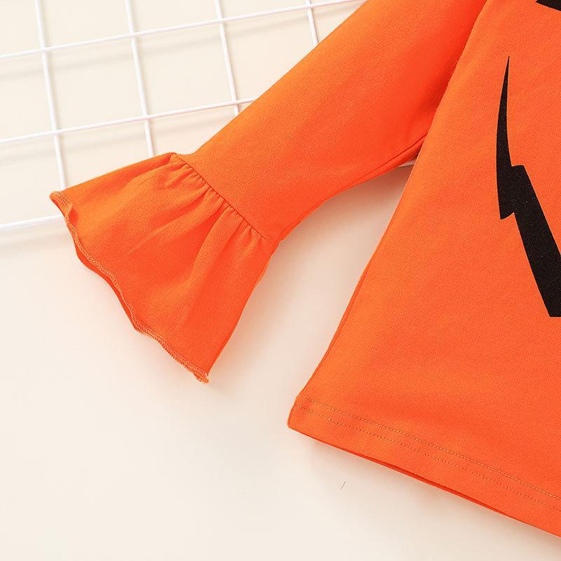 Halloween Ghost Tee Pants Two-Piece Set