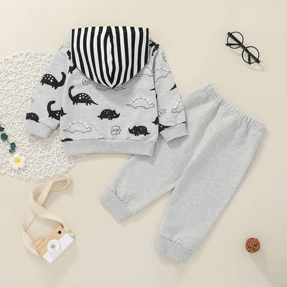 Children's Sweater Cartoon Pullover Two-piece Set