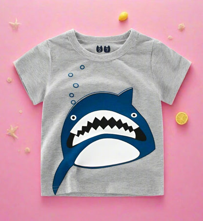 Boys' short sleeved crew neck