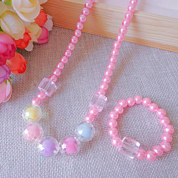 Children's Necklace Bracelet Set Versatile Accessory for Girls