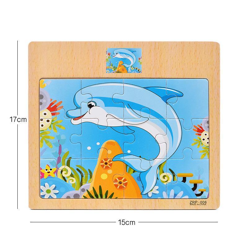 Children's Wooden Jigsaw Puzzle Puzzle Toy