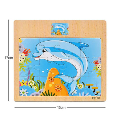 Children's Wooden Jigsaw Puzzle Puzzle Toy