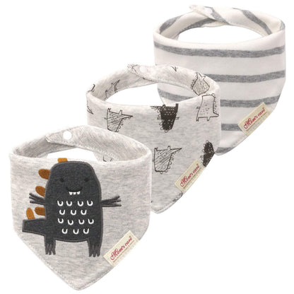 3pcs/set Baby Triangle Bib Saliva towel