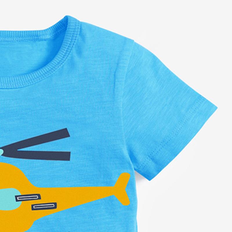 Boys' Short Sleeved T-shirt Knitted Children's Bottom Shirt