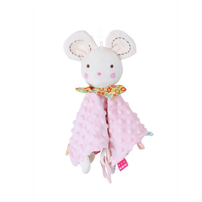 Baby animal card bed hanging towel toy