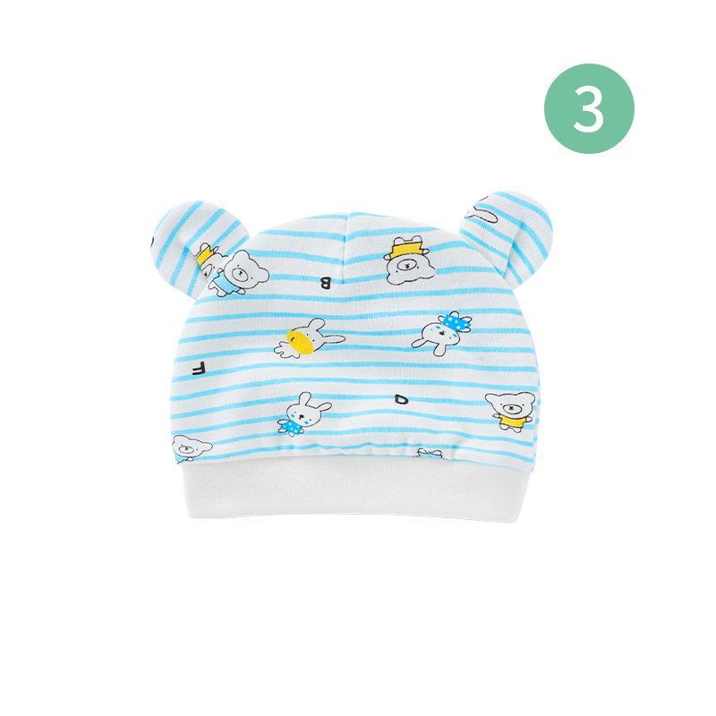 Binaural Printed Hat For Newborn Baby