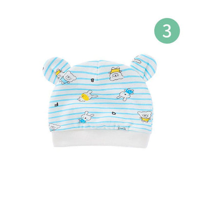 Binaural Printed Hat For Newborn Baby