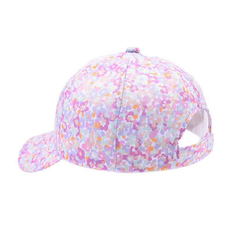 Children's Floral Pattern Baseball Cap