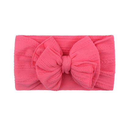 Children's  Bow Jacquard Hair Accessories Baby Headband