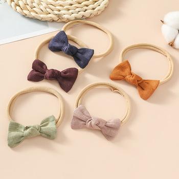 Baby Saliva Towel Nylon Headband Set