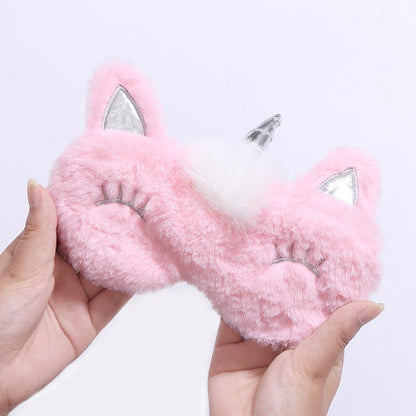 Unicorn Eye Patch Colorful Plush Eyeshade
