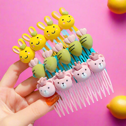 3pcs/set Broken Hair Comb Girl's Cute Hair Accessories