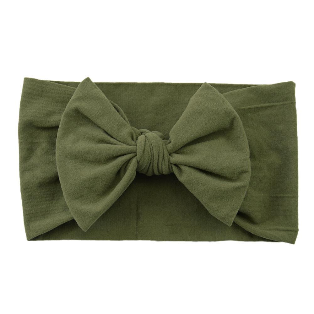 Children's Hair Accessories Nylon Bow Hair Band