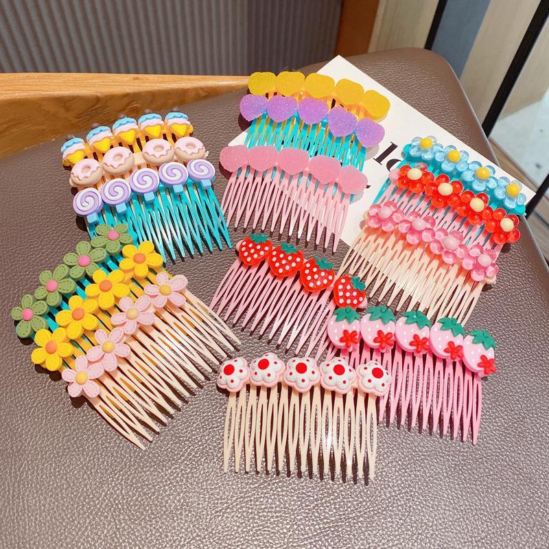 3pcs/set Broken Hair Comb Girl's Cute Hair Accessories