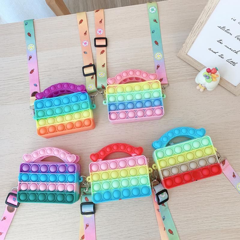 Silicone Handbag Coin Purse Decompression Toy