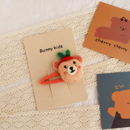 Children's Cartoon Animal Hairpin