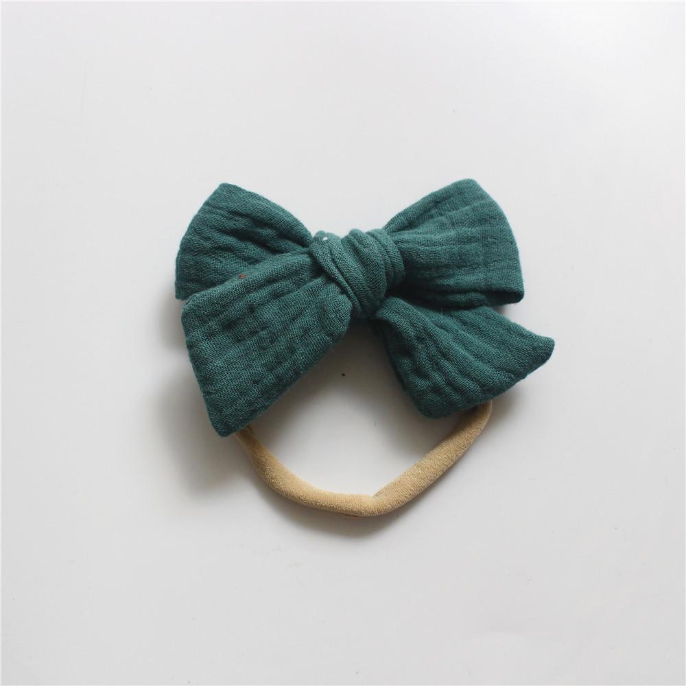 Baby Cotton Gauze Bow Hair Band Children's Hair Accessories