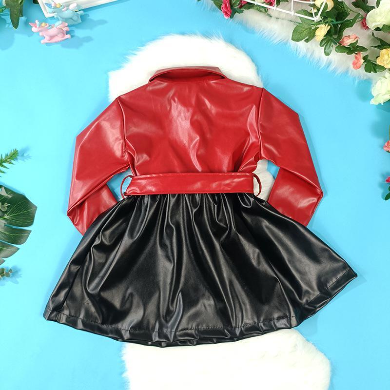 Girls' Kids Faux Leather Dress