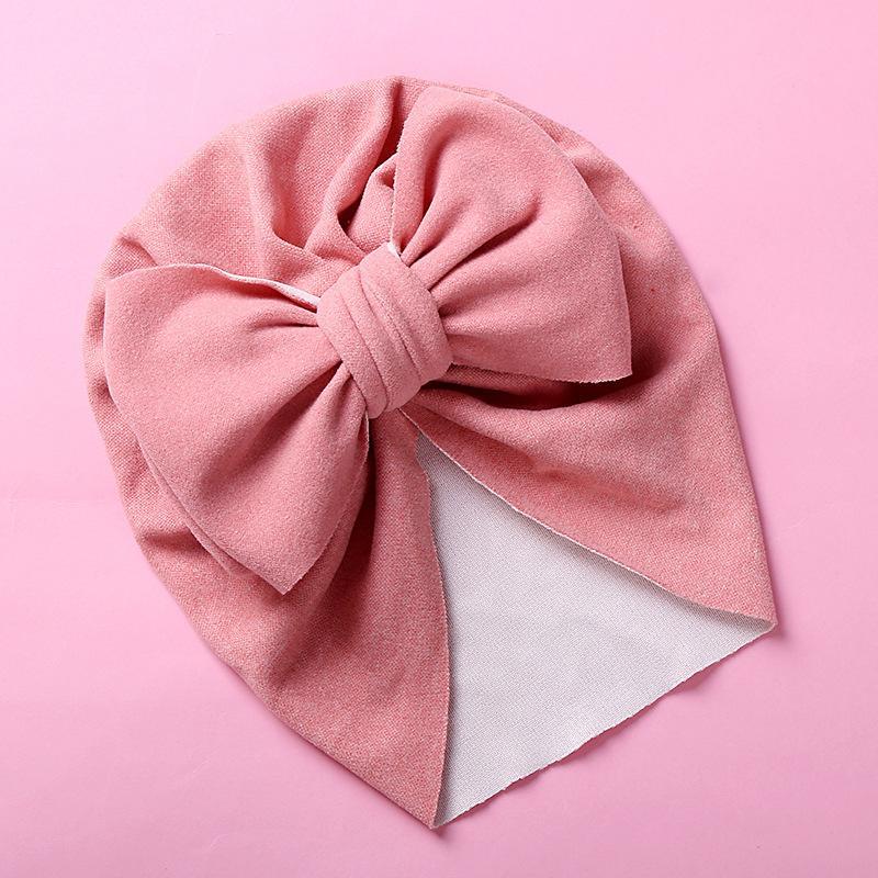 Children's Double Bow Cashmere Hat