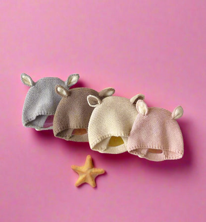 Baby Hat Bunny Ear Knit Wool Hat