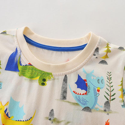 Children's short sleeved T-shirt cotton children's wear