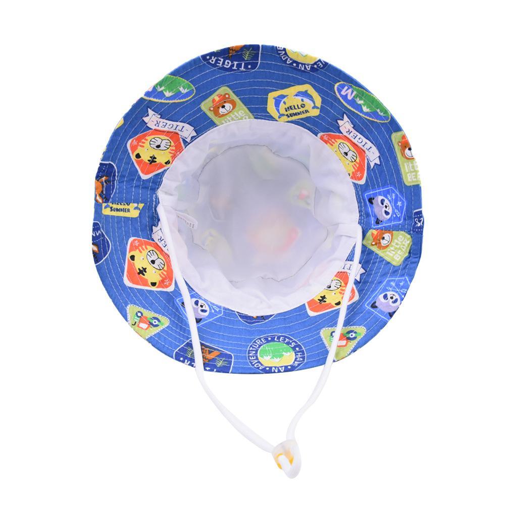 New Children's Cartoon Fisherman Hat Outdoor Sunshade