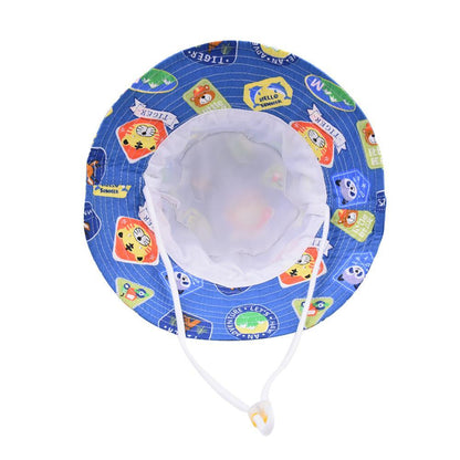 New Children's Cartoon Fisherman Hat Outdoor Sunshade