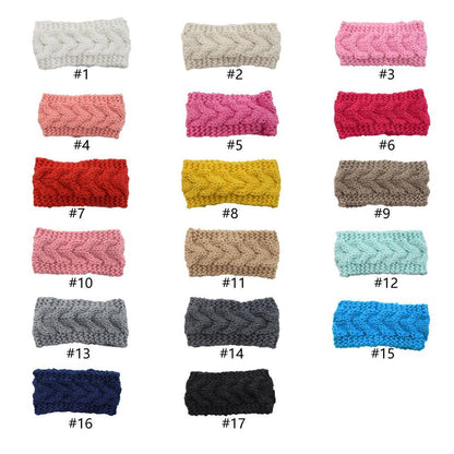 Children's Twist Knitted Wool Hair Tape
