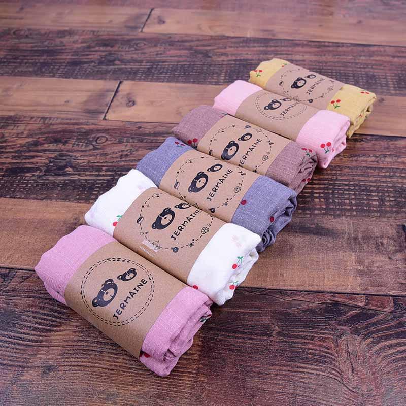 Children's Cotton and Linen Thin Warm Silk Scarf