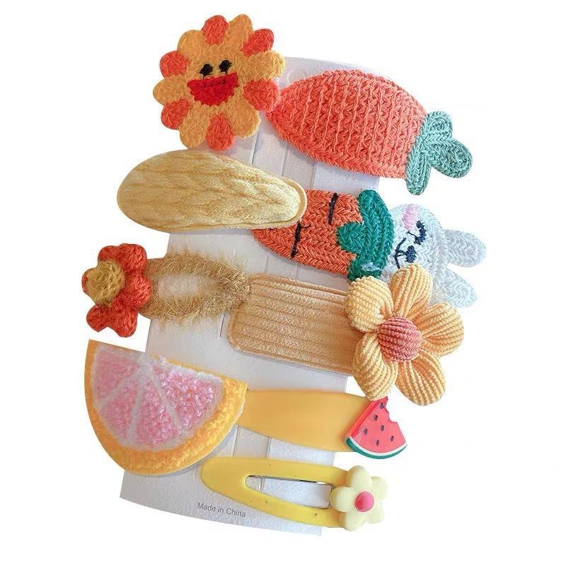 Plush Children Cartoon Hairpin
