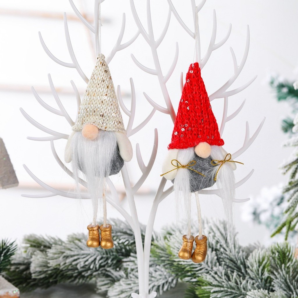 Christmas Decoration Faceless Doll Hanging Ornaments