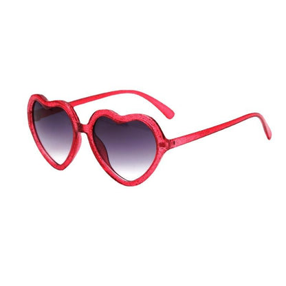 Children's Cute Heart-shaped Anti Ultraviolet Sunglasses