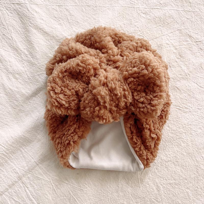 Children's Big Bow Winter Warm Baby Hat