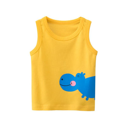 Boys' printed sleeveless top