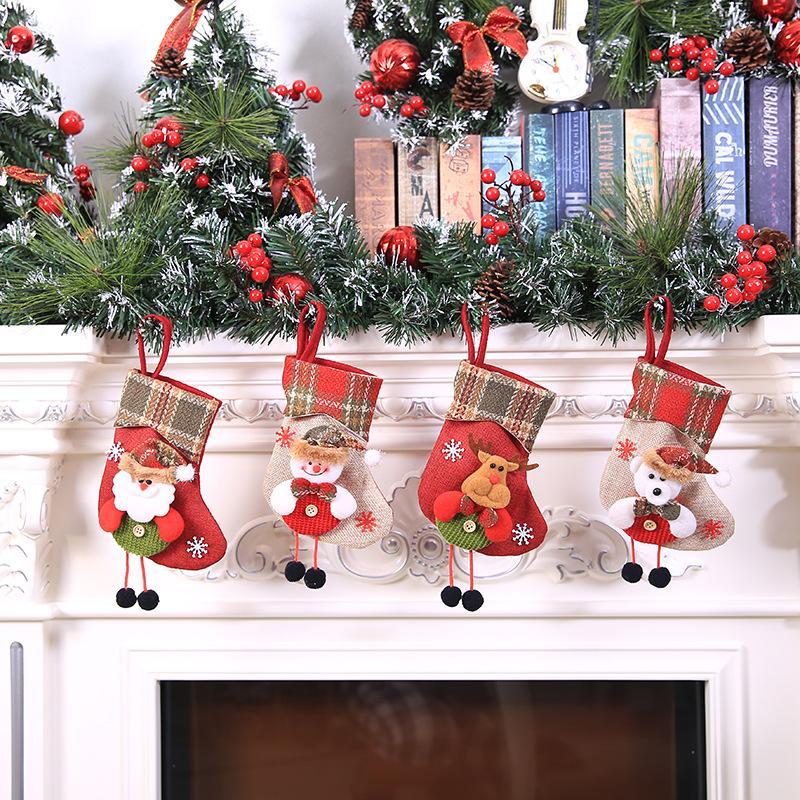 Christmas Stocking Ornaments Gift Bag Christmas Tree Pendant