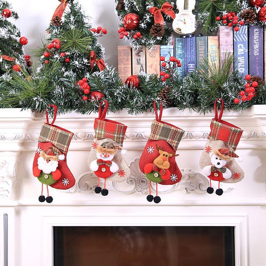 Christmas Stocking Ornaments Gift Bag Christmas Tree Pendant