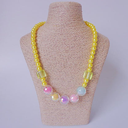 Children's Necklace Bracelet Set Versatile Accessory for Girls